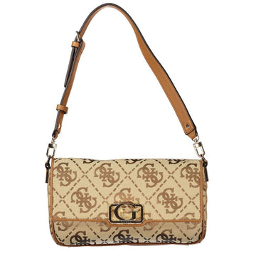 Guess Jeans Beige Polyester Women Handbag