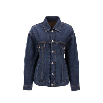 Balenciaga Blue Cotton Denim Jacket