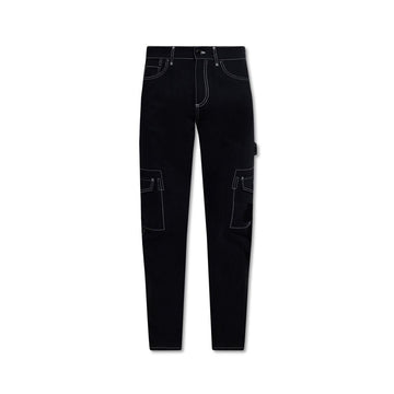 Burberry Black Cotton Cargo Pants