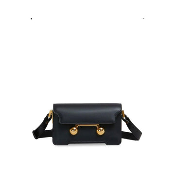 Marni Black Calfskin Belt Bag