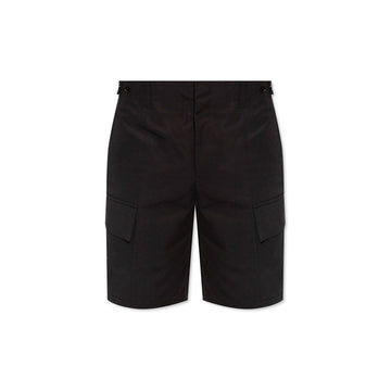 Jil Sander Black Cotton Cargo Shorts