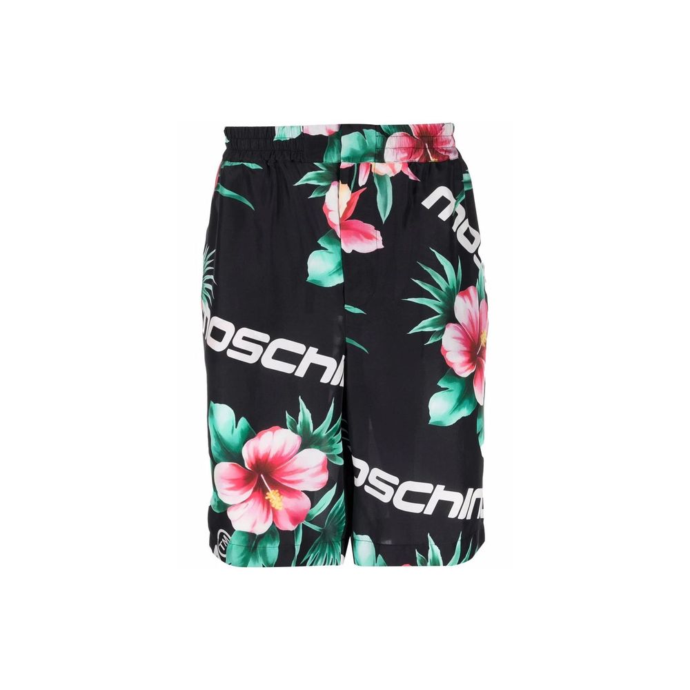 Moschino Couture Black Silk Short And Mini Shorts