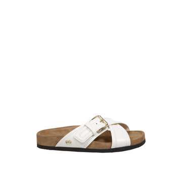 Valentino Garavani White Calfskin Strap-On Sandals