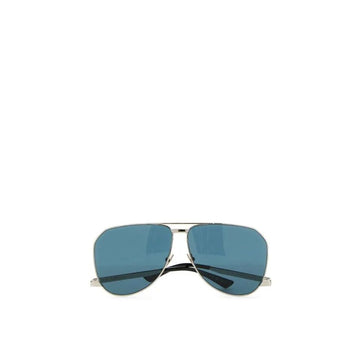 Saint Laurent Silver Metal Sunglasses