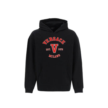 Versace Black Cotton Sweatshirt