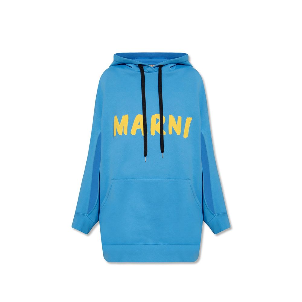 Marni Blue Cotton Sweatshirt