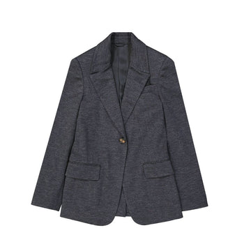 Brunello Cucinelli Gray Wool Blazer
