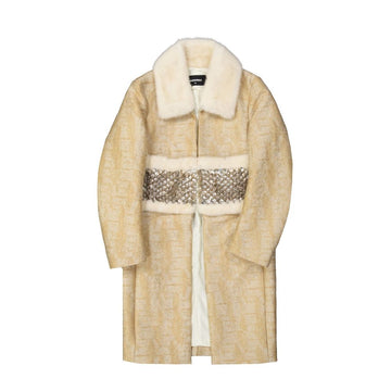 Dsquared² Beige Polyamide Coat