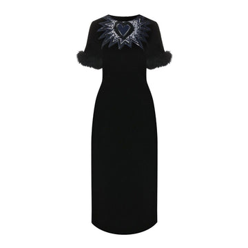 Fendi Black Viscose Casual Dress