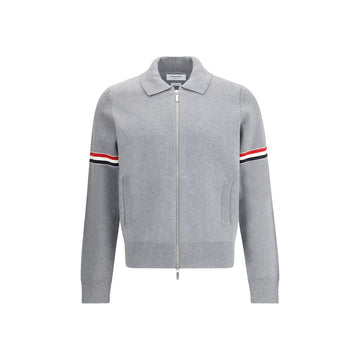 Thom Browne Gray Nylon Sweatshirt