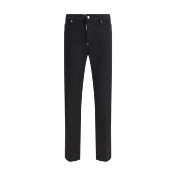 Dsquared² Black Cotton Skinny Jeans