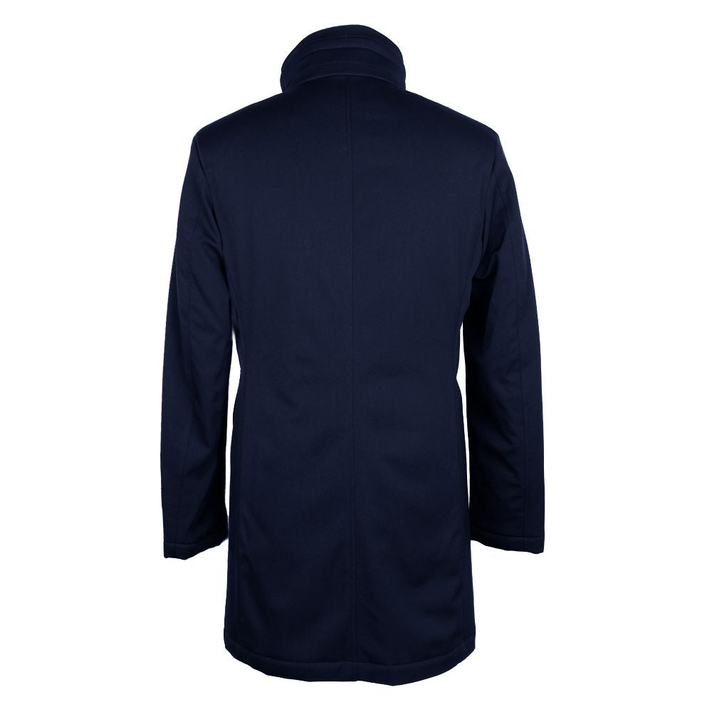 Made in Italy Blue Wool Men Jacket
