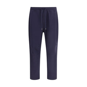 Brunello Cucinelli Blue Cotton Casual Pants