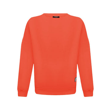 Balmain Orange Cotton Men Sweater