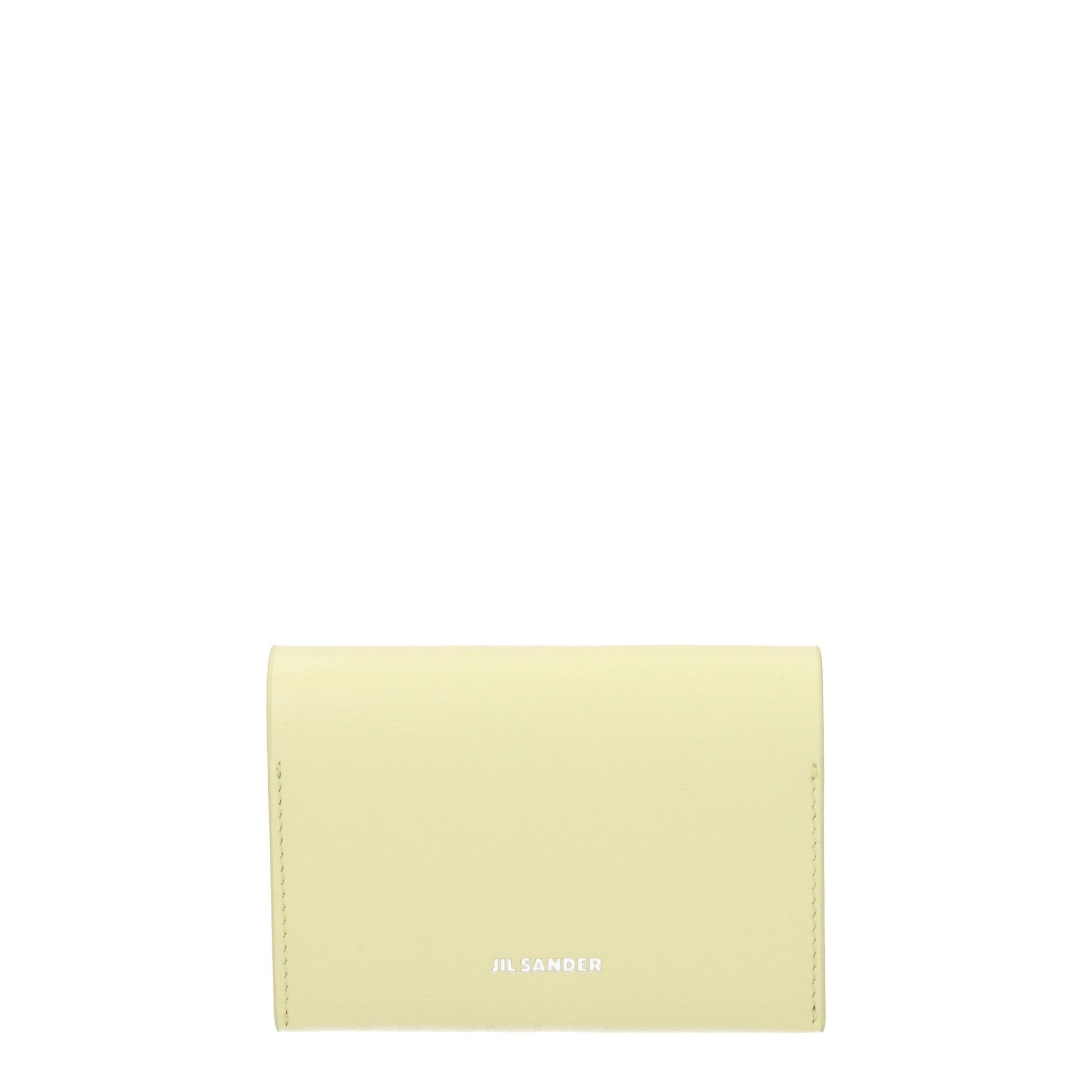 Jil Sander Yellow Leather Cardholder