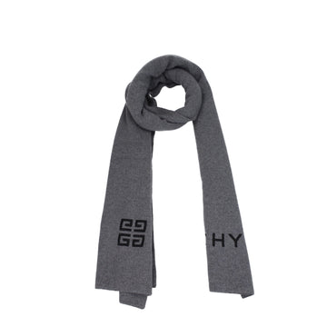 Givenchy Gray Wool Scarf