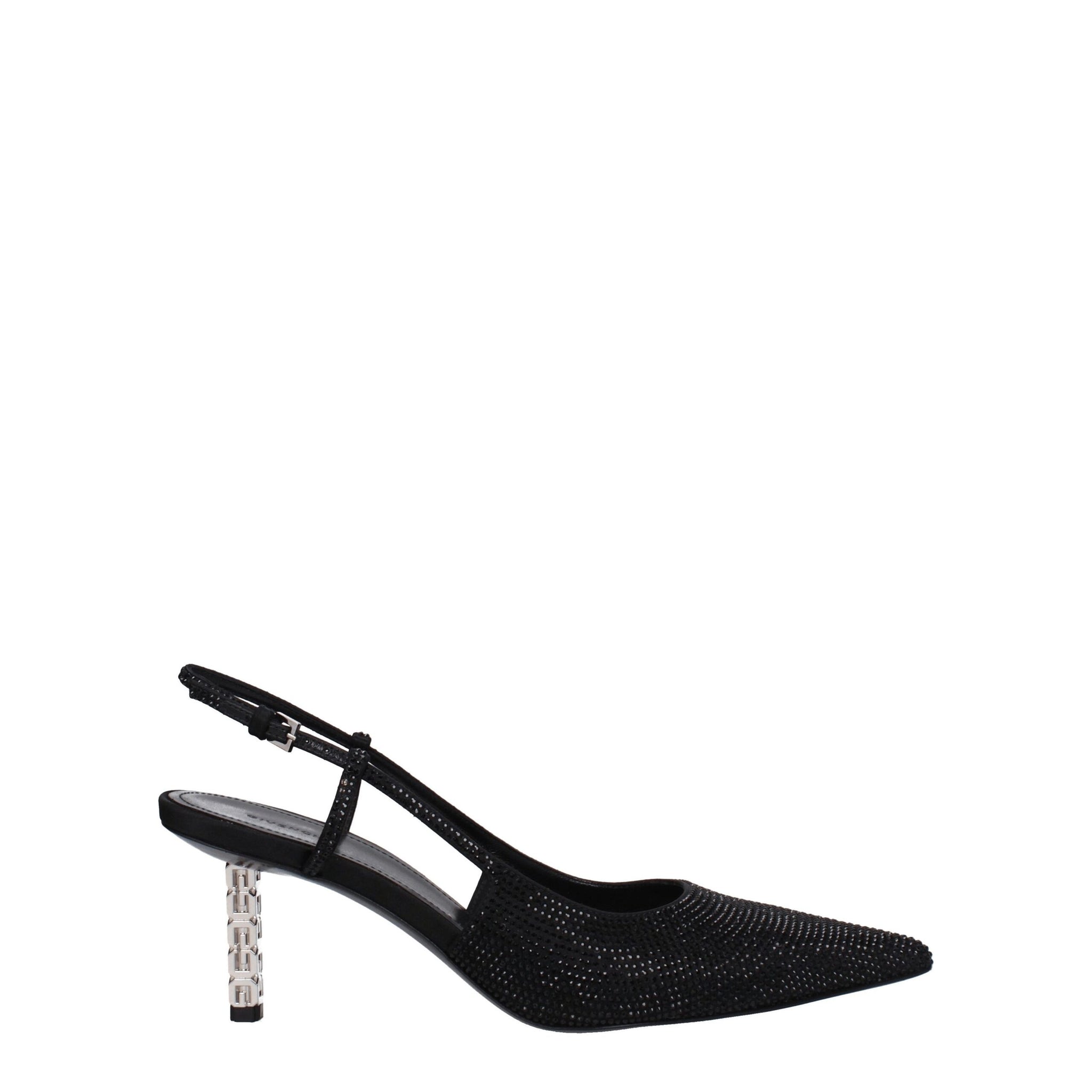 Givenchy Black Fabric High Heel Pumps