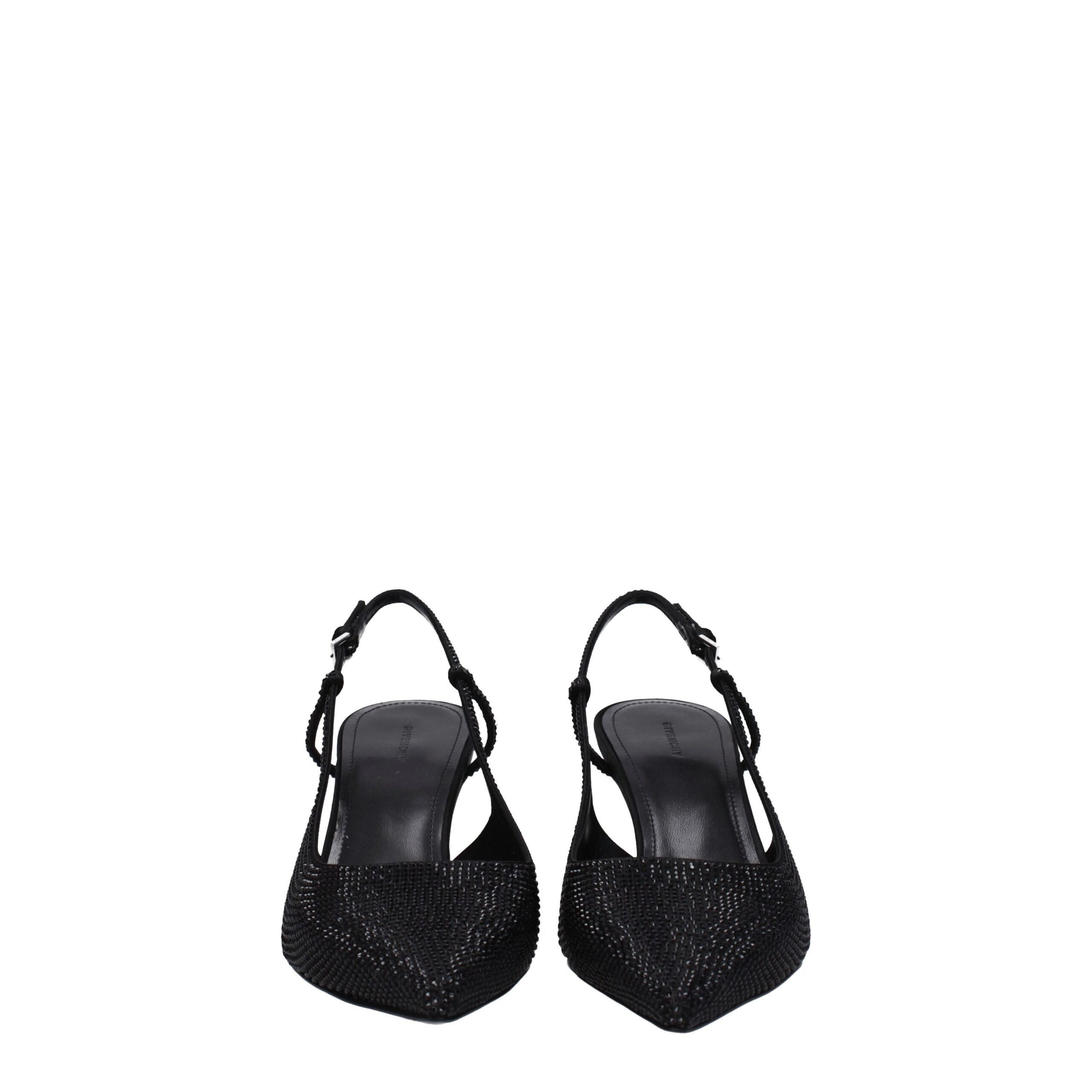 Givenchy Black Fabric High Heel Pumps