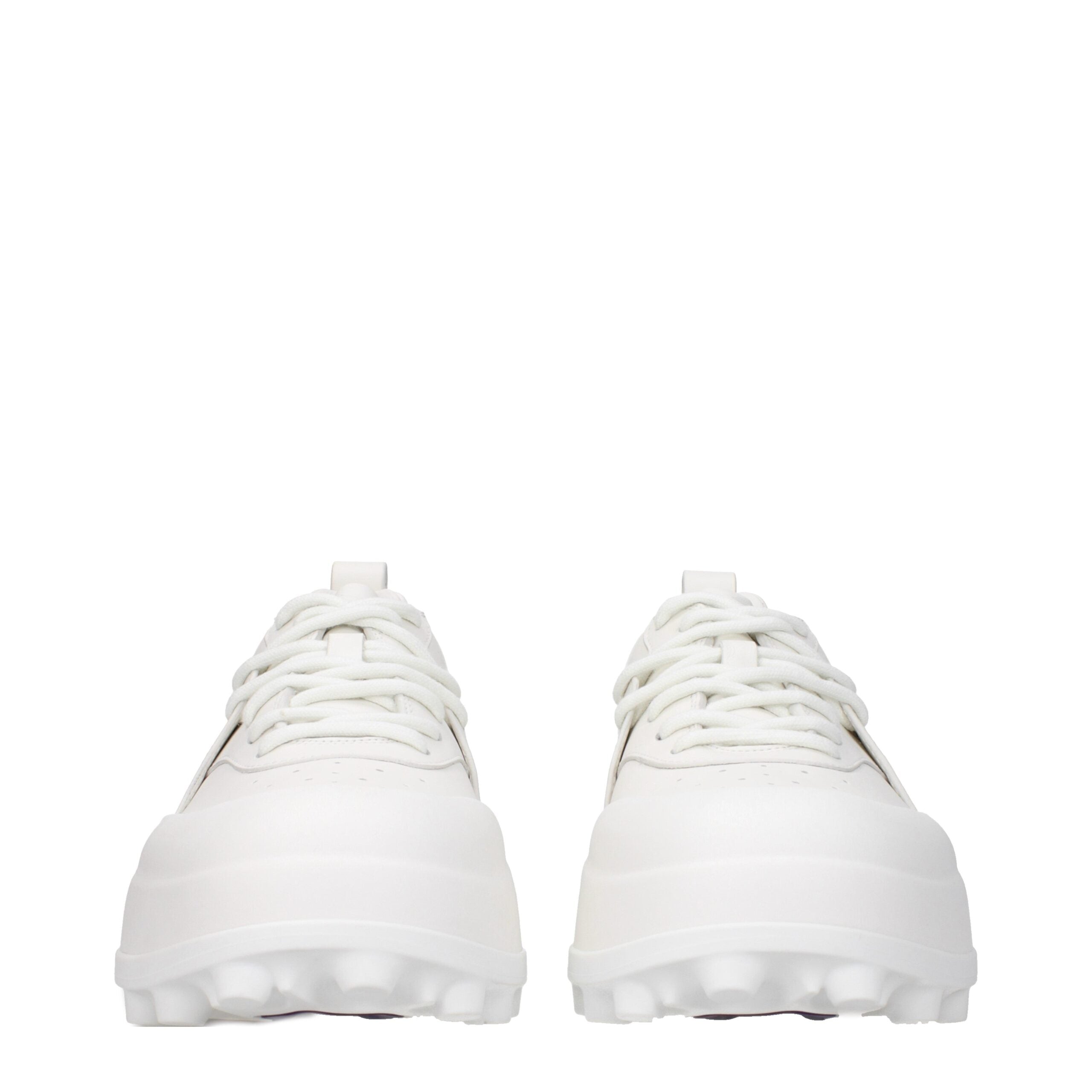 Jil Sander White Leather Sneakers