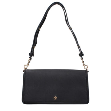 Tory Burch Black Leather Shoulder Bag
