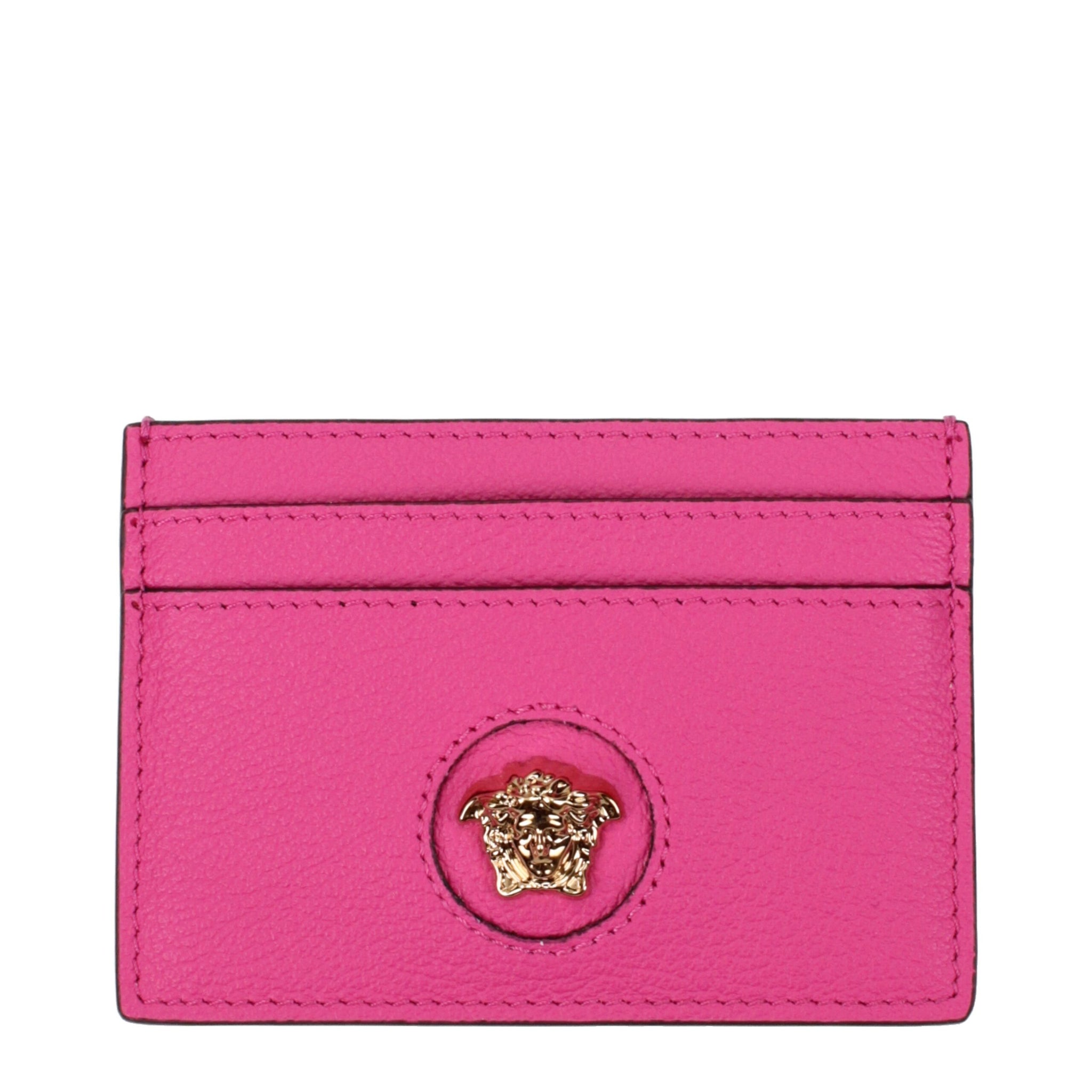 Versace Pink Leather Cardholder