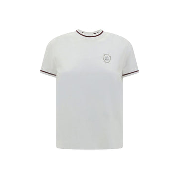 Brunello Cucinelli White Cotton T-Shirt