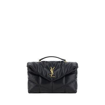 Saint Laurent Black Lamb Ovis Aries Aries Shoulder Bag