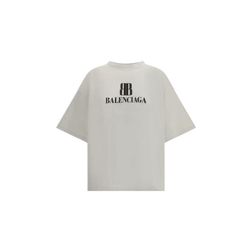 Balenciaga Gray Cotton T-Shirt