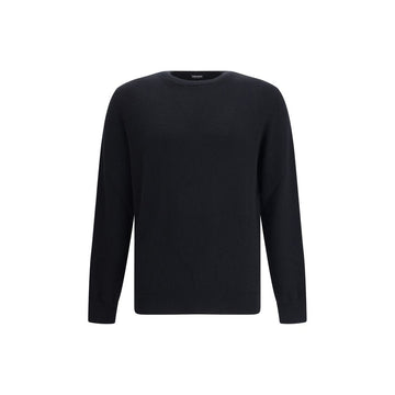 ZEGNA Black Cashmere Cashmere Sweater