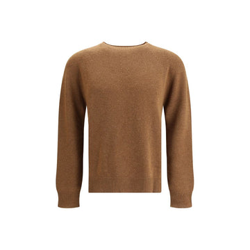 Jil Sander Brown Fleece Wool Sweatshirt