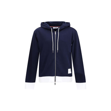Thom Browne Blue Cotton Sweatshirt