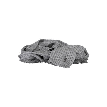 U.S. POLO ASSN. Gray Wool Scarf