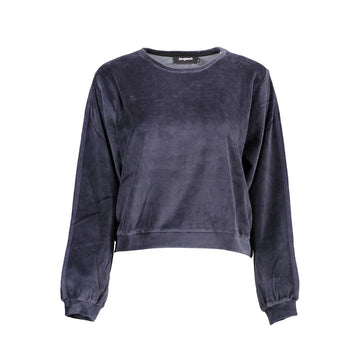 Desigual Blue Cotton Sweater