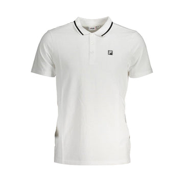 Fila White Cotton Polo Shirt
