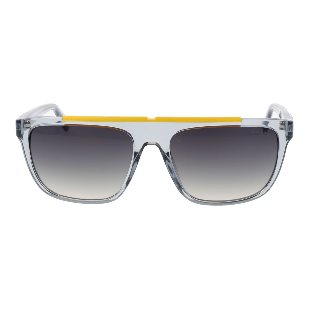 Guess Gray Stainless Steel Sunglasses