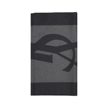 Saint Laurent Gray Silk Scarf