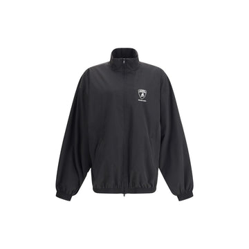 Balenciaga Black Polyester Shell Jacket