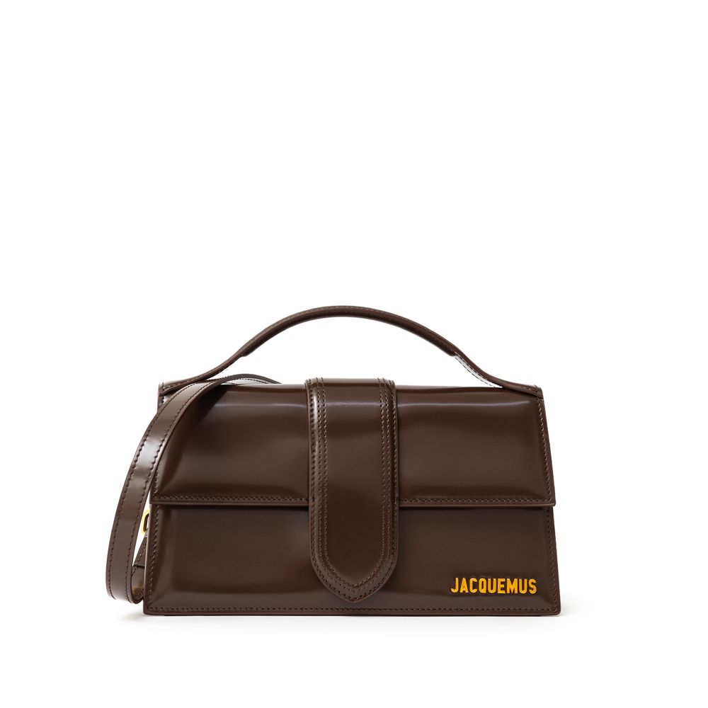 Jacquemus Brown Leather Le Grand Bambino Handbag