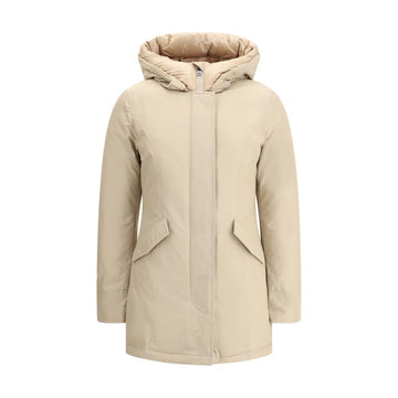 Woolrich Beige Cotton Parka