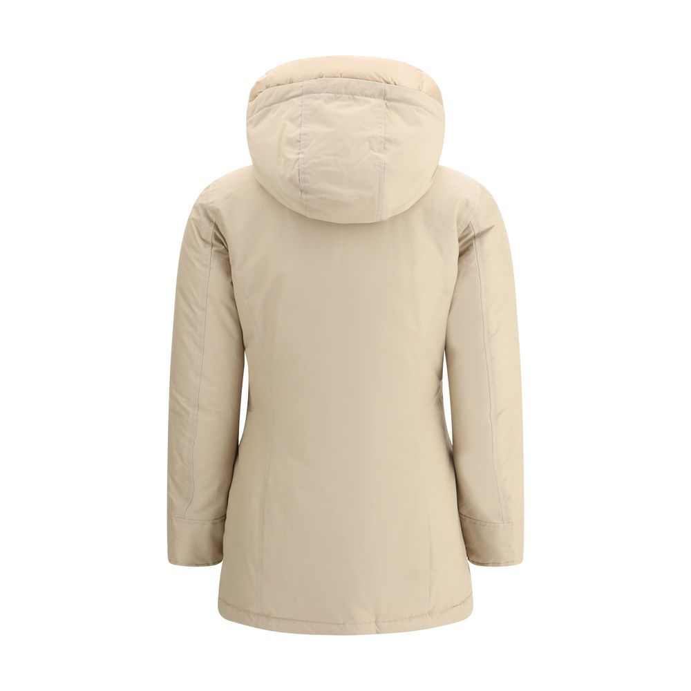 Woolrich Beige Cotton Parka