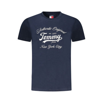 Tommy Hilfiger Blue Cotton Women T-Shirt