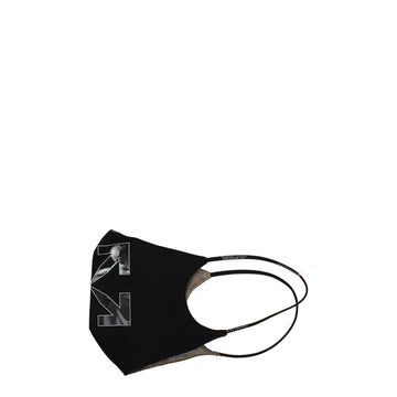 Off-White Black Cotton Facemask