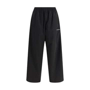 Balenciaga Black Polyester Casual Pants