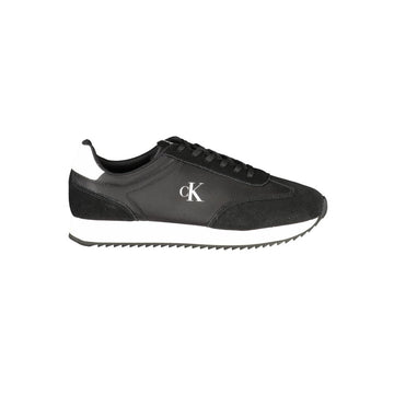 Calvin Klein Black Leather Men Sneaker