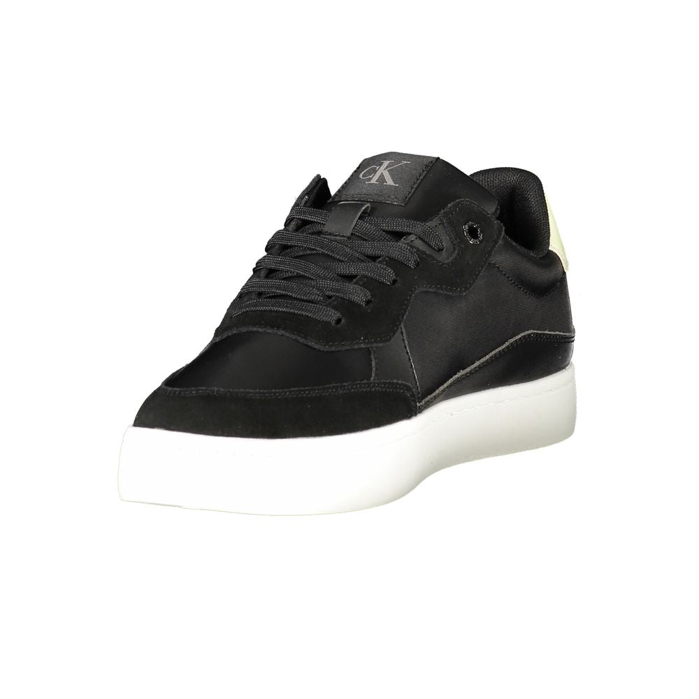 Calvin Klein Black Leather Men Sneaker