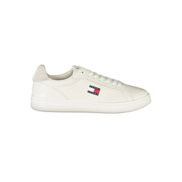 Tommy Hilfiger White Leather Men Sneaker