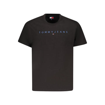 Tommy Hilfiger Black Cotton Men T-Shirt