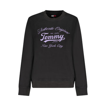 Tommy Hilfiger Black Cotton Women Sweater