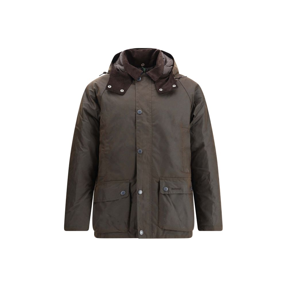 Barbour Brown Cotton Rain Coat