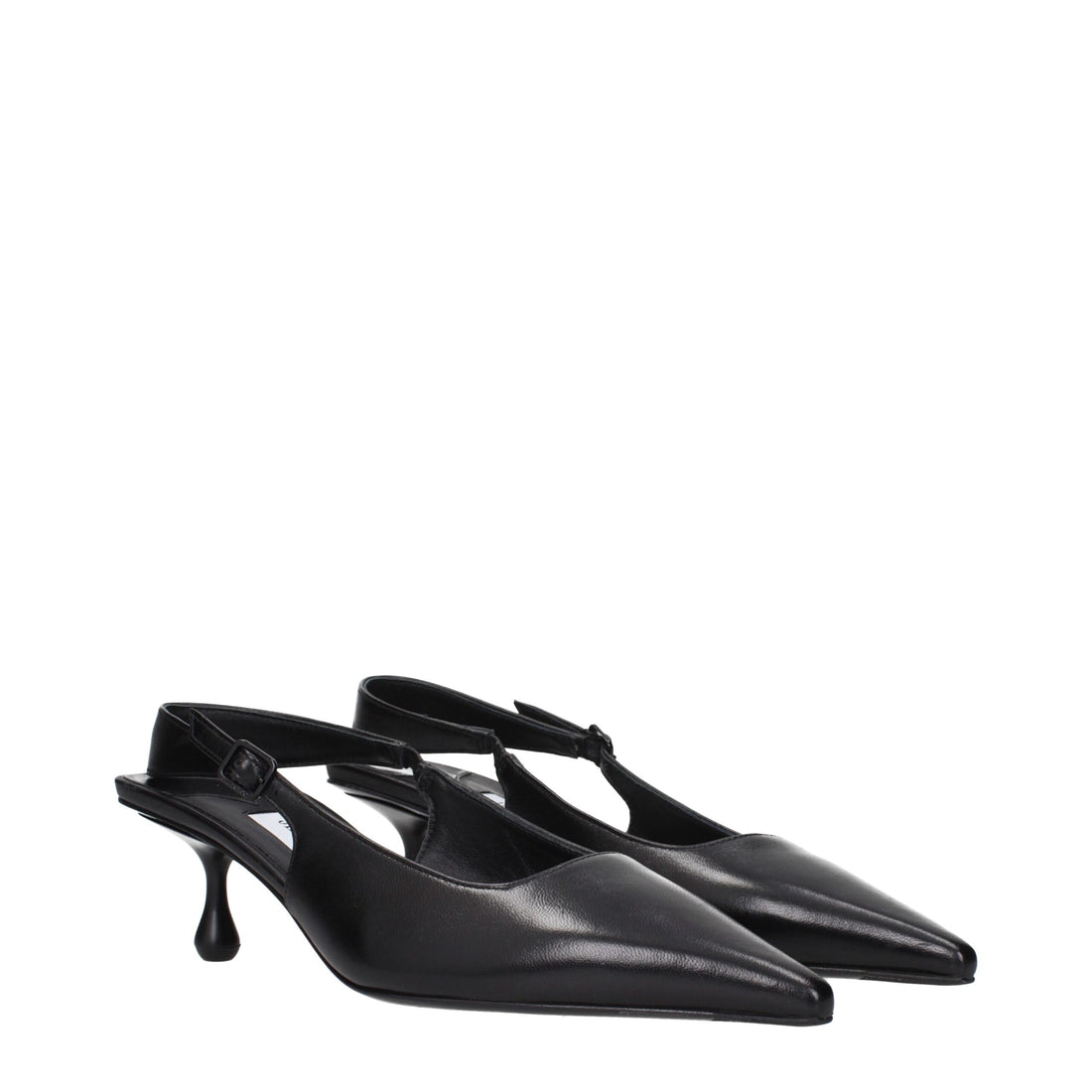 Jimmy Choo Black Leather Sandals